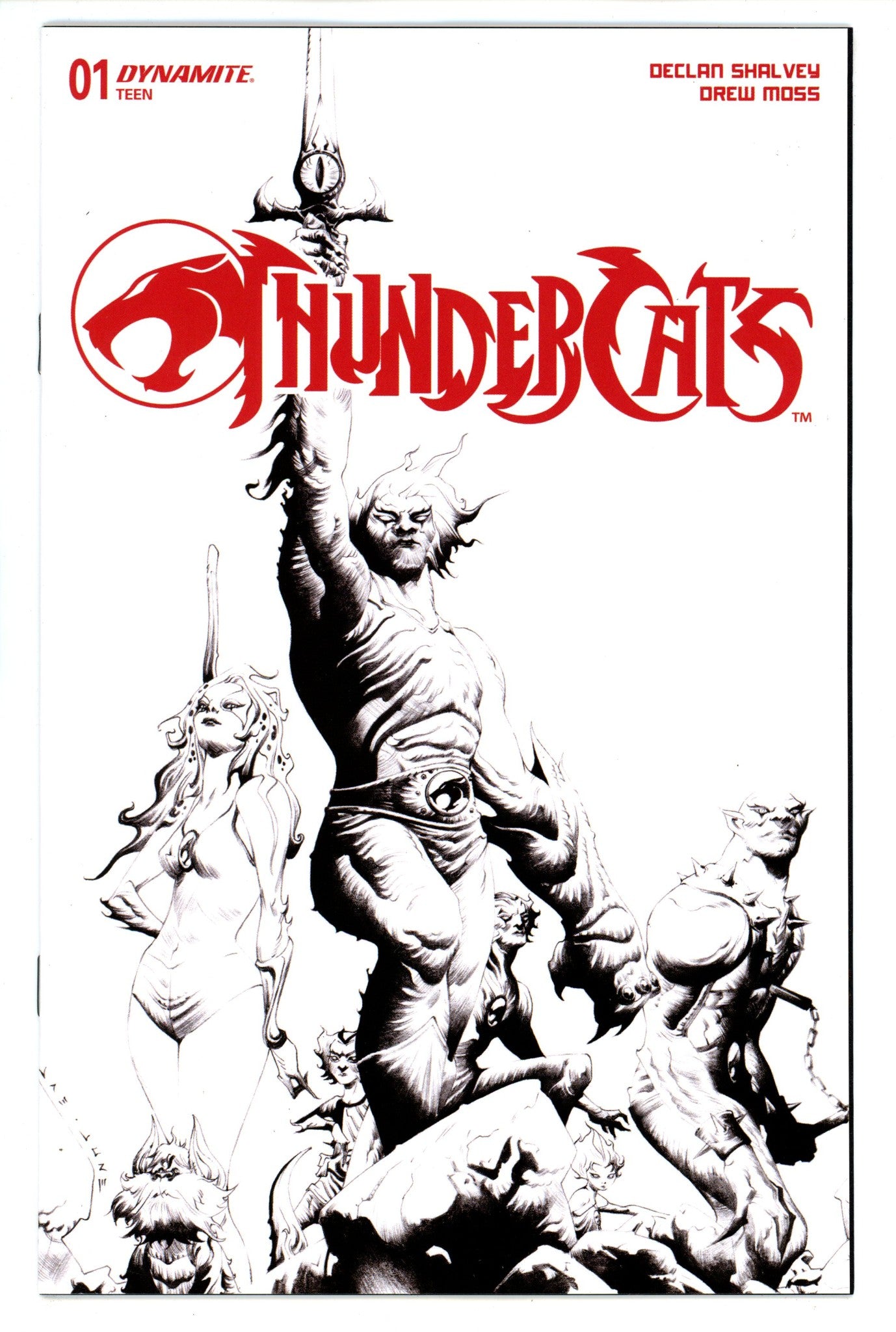 Thundercats 1 Lee B&W Incentive Variant (2024)
