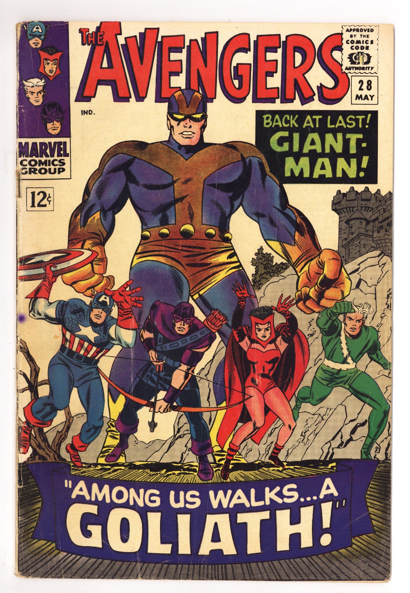 The Avengers Vol 1 28 VG- (3.5) (1966) 