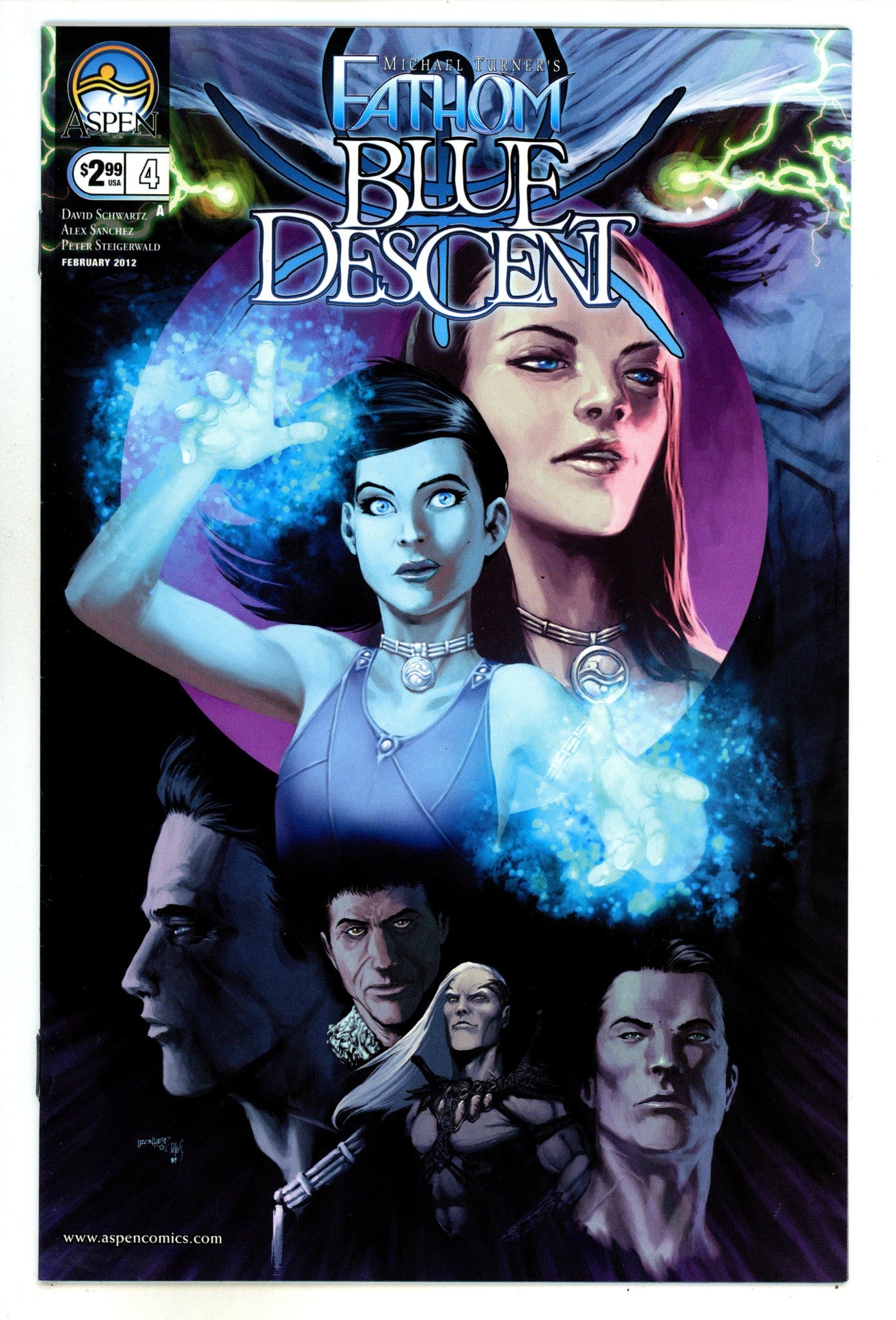 Michael Turner's Fathom Blue Descent 4 High Grade (2011) 