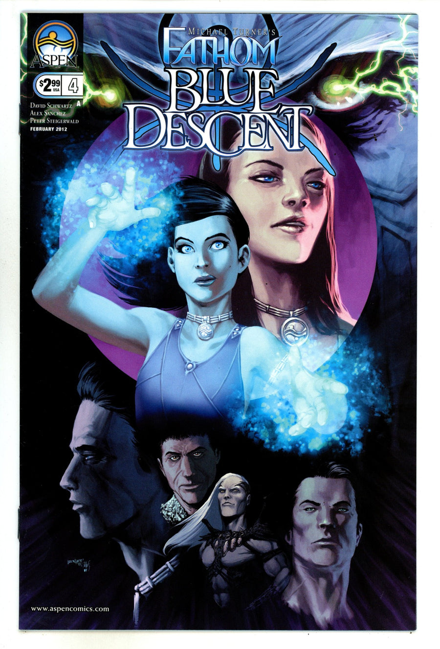 Michael Turner's Fathom Blue Descent 4 High Grade (2011) 