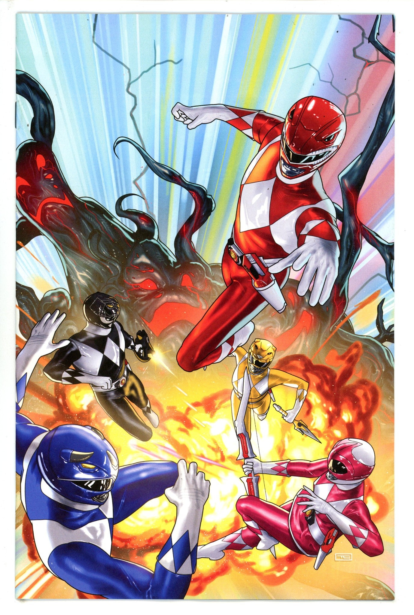 Mighty Morphin Power Rangers 111 Incentive Variant NM- (2023)