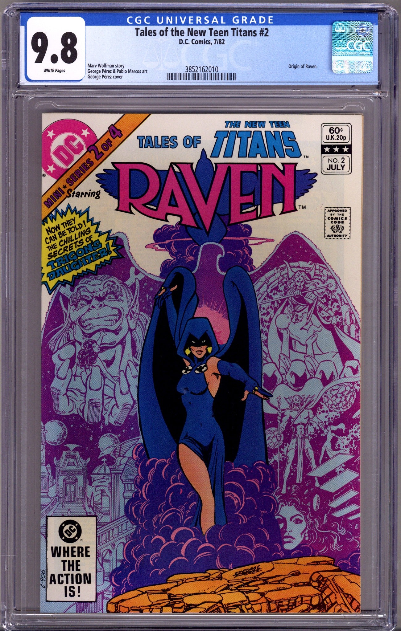 Tales of the New Teen Titans 2 CGC 9.8 (NM/M) (1982) 