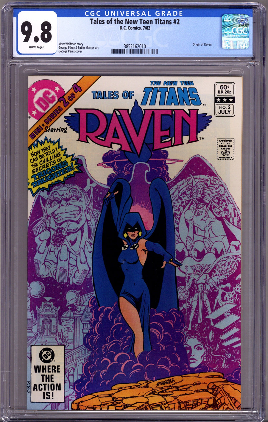 Tales of the New Teen Titans 2 CGC 9.8 (NM/M) (1982) 