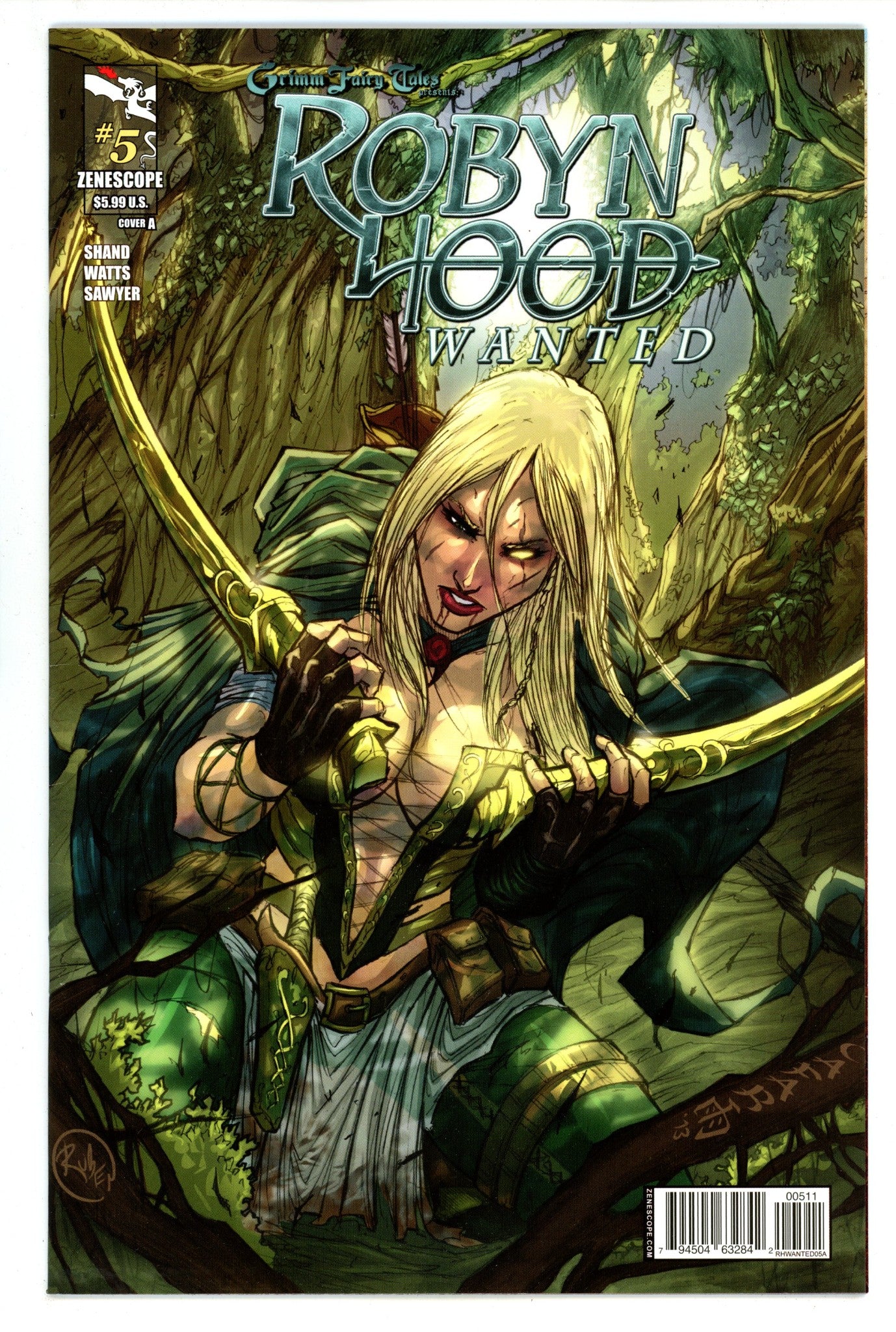 Grimm Fairy Tales Presents Robyn Hood: Wanted 5 High Grade (2013) 