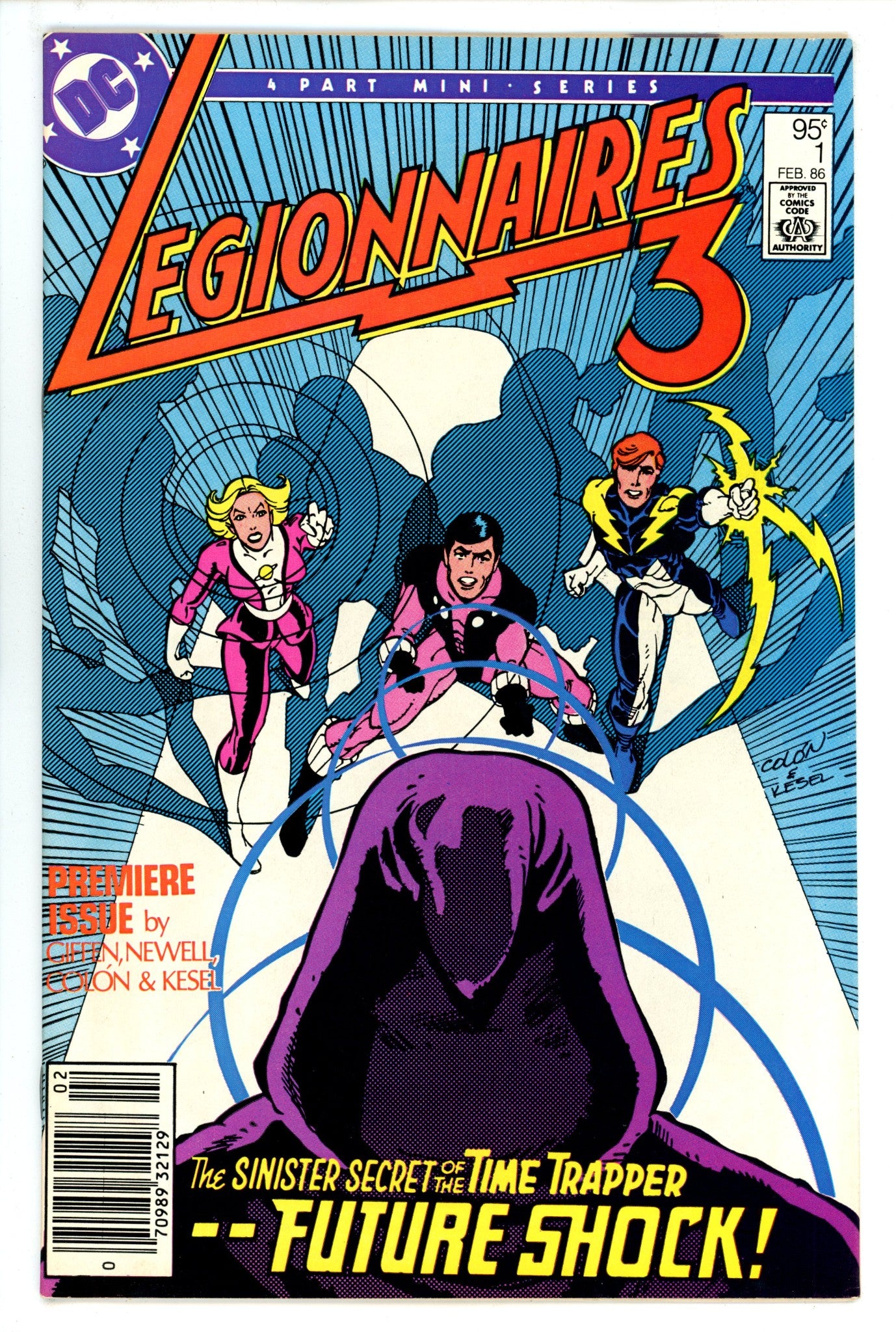 Legionnaires Three [Legionnaires 3] 1 FN+ (6.5) (1986) Canadian Price Variant 