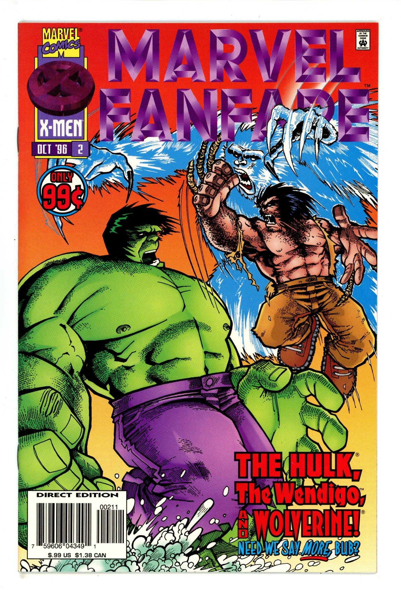Marvel Fanfare Vol 2 2 Mid Grade (1996) 