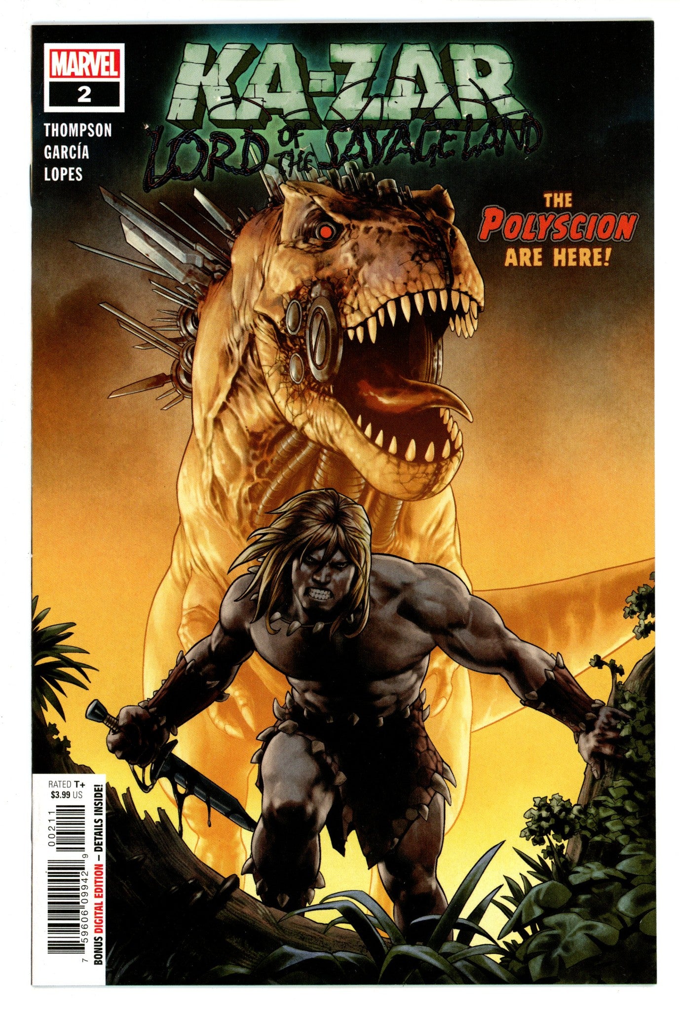 Ka-Zar Lord of the Savage Land 2 High Grade (2021) 