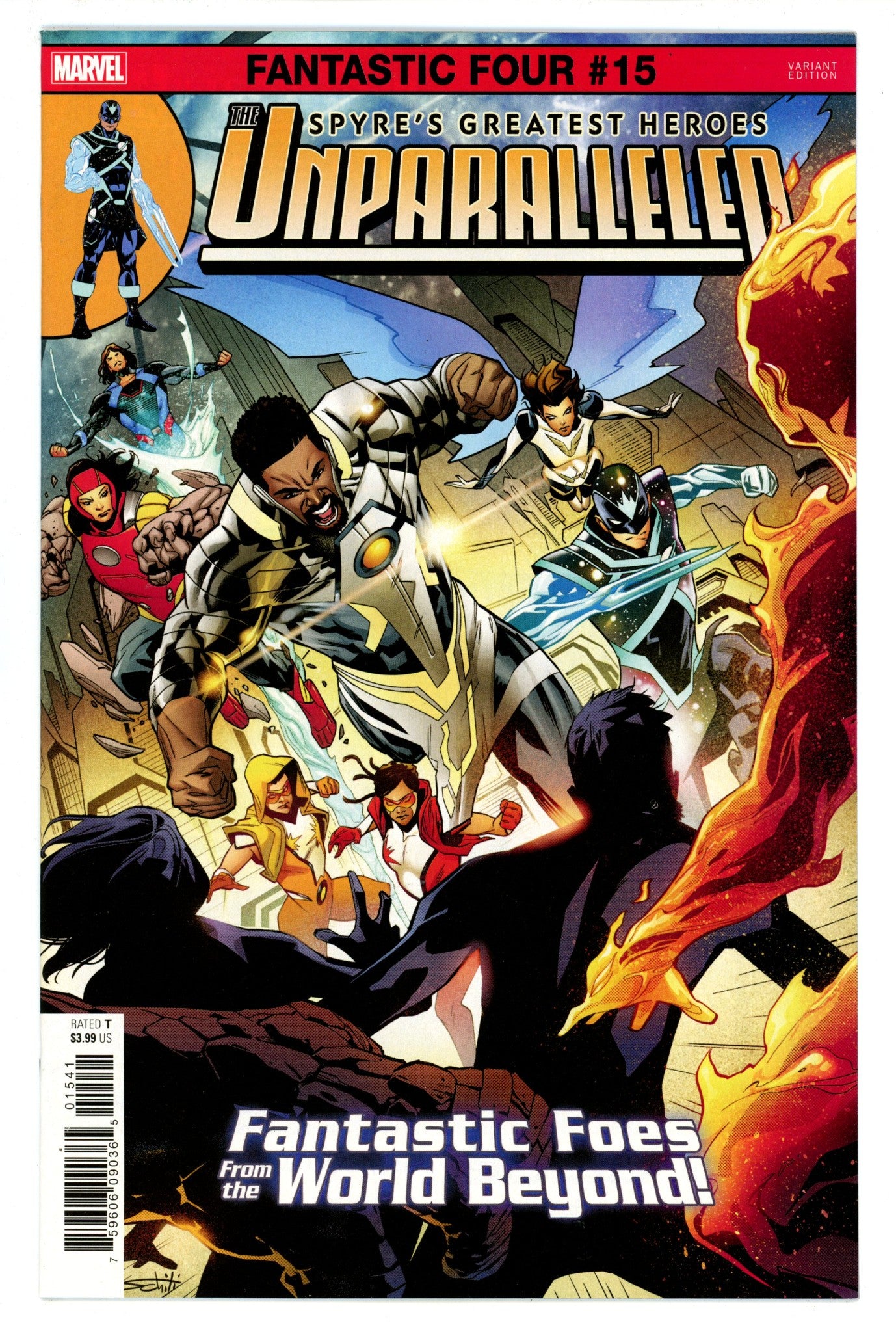 Fantastic Four Vol 6 15 (660) High Grade (2019) Schiti Variant 