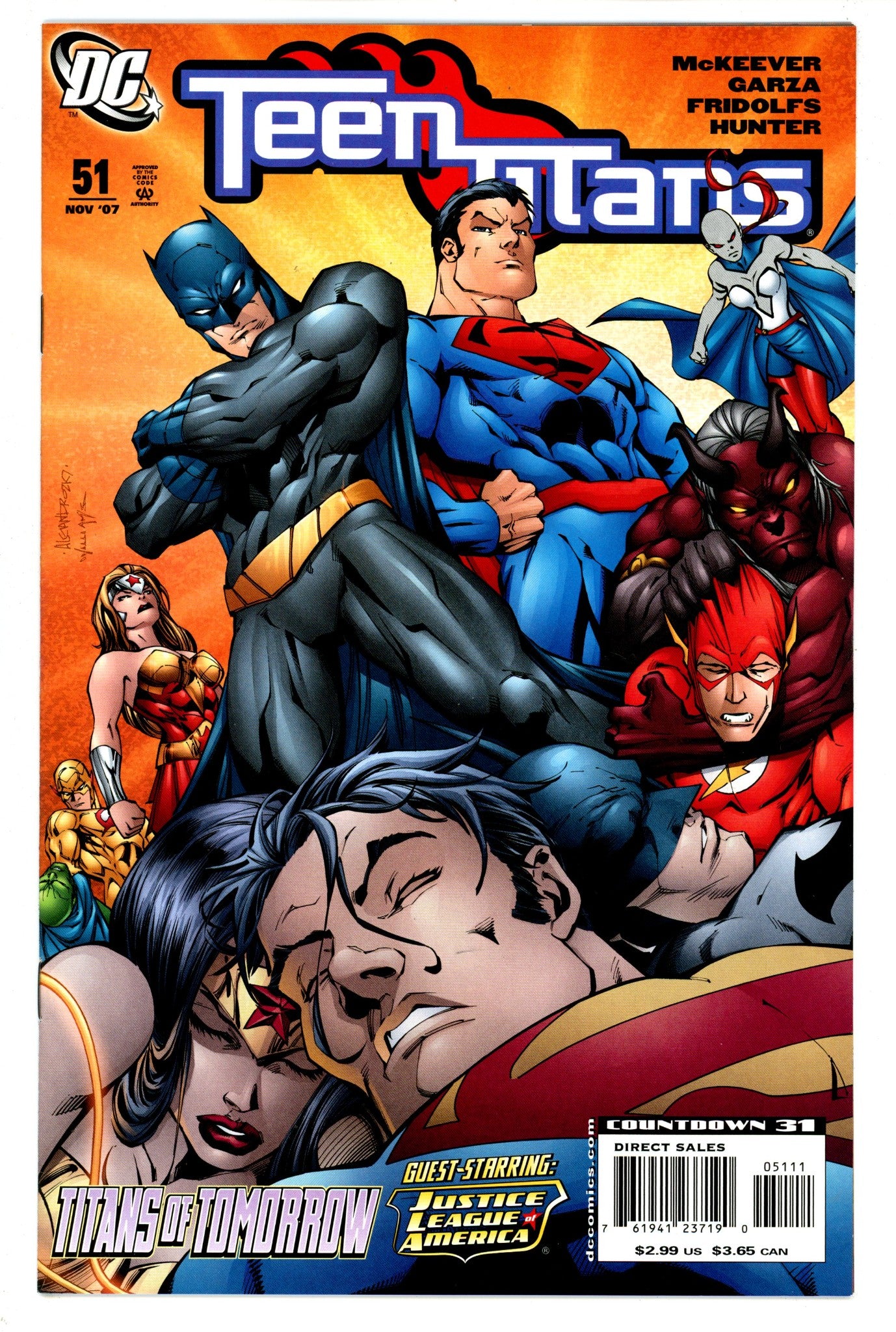 Teen Titans Vol 3 51  Mid Grade  (2007)   