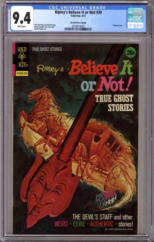 Ripley's Believe It or Not! 39 CGC 9.4 (NM) (1973) Price Variant
