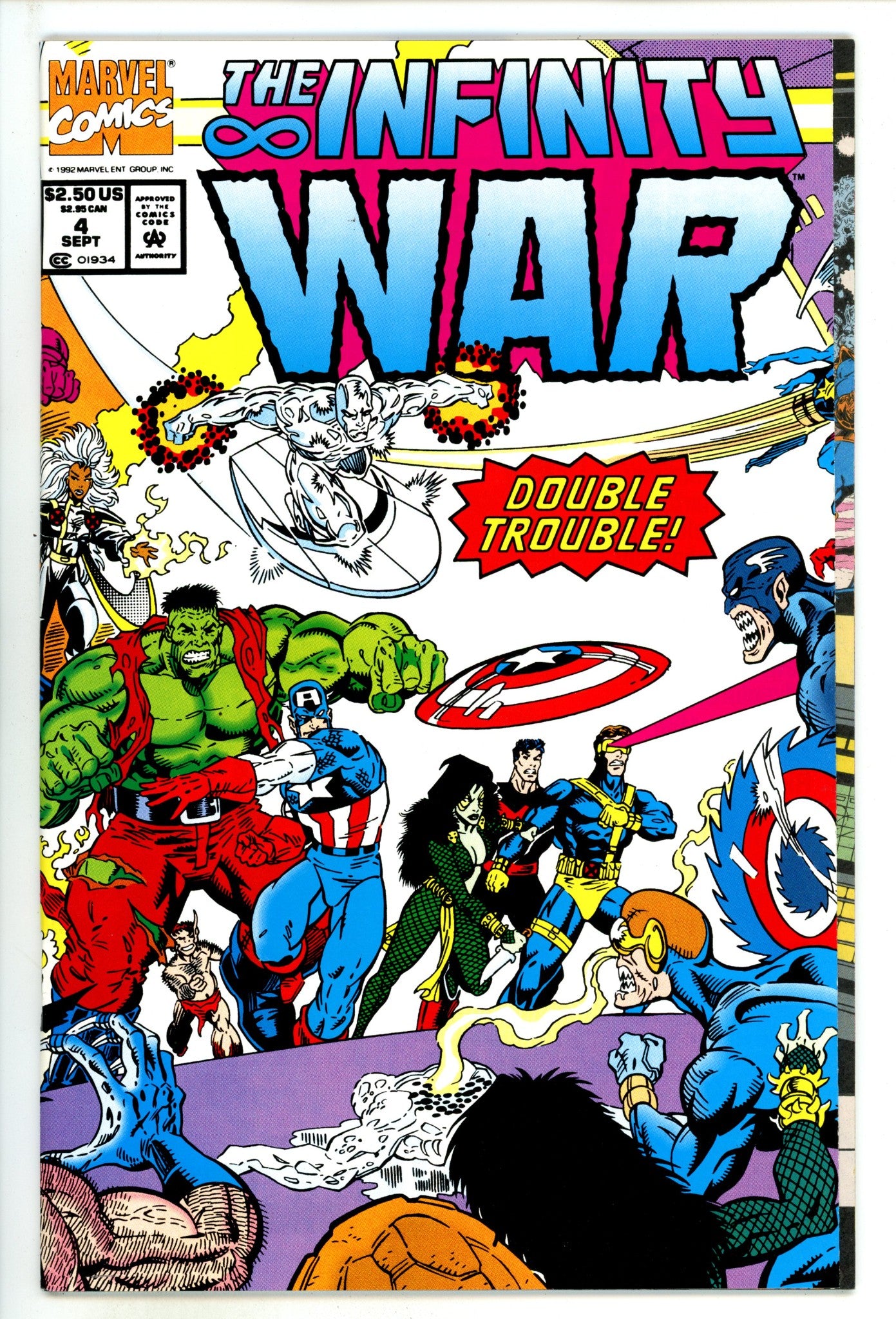 The Infinity War 4 NM- (9.2) (1992) Newsstand 