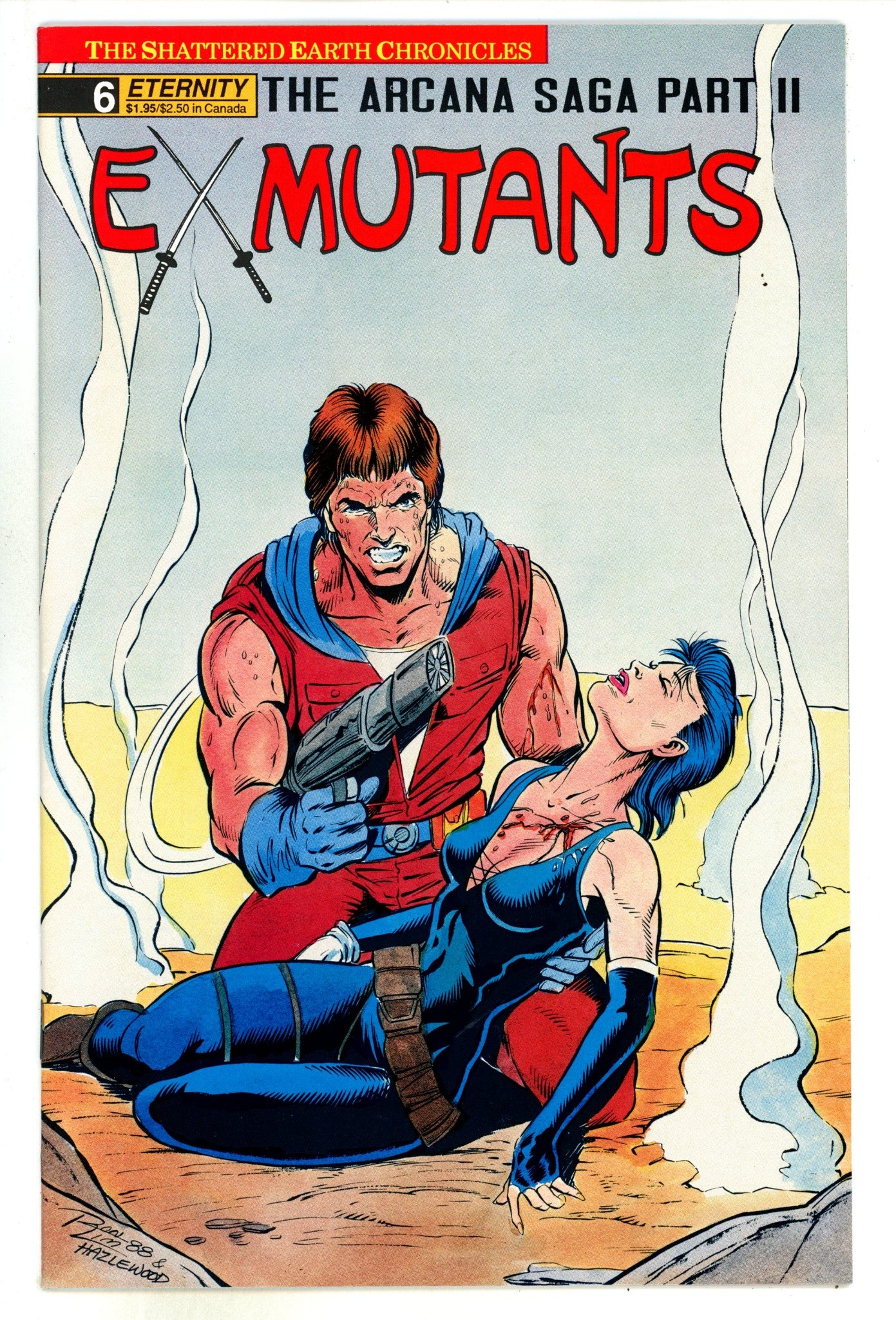 Ex-Mutants The Shattered Earth Chronicles 6 High Grade (1988) 