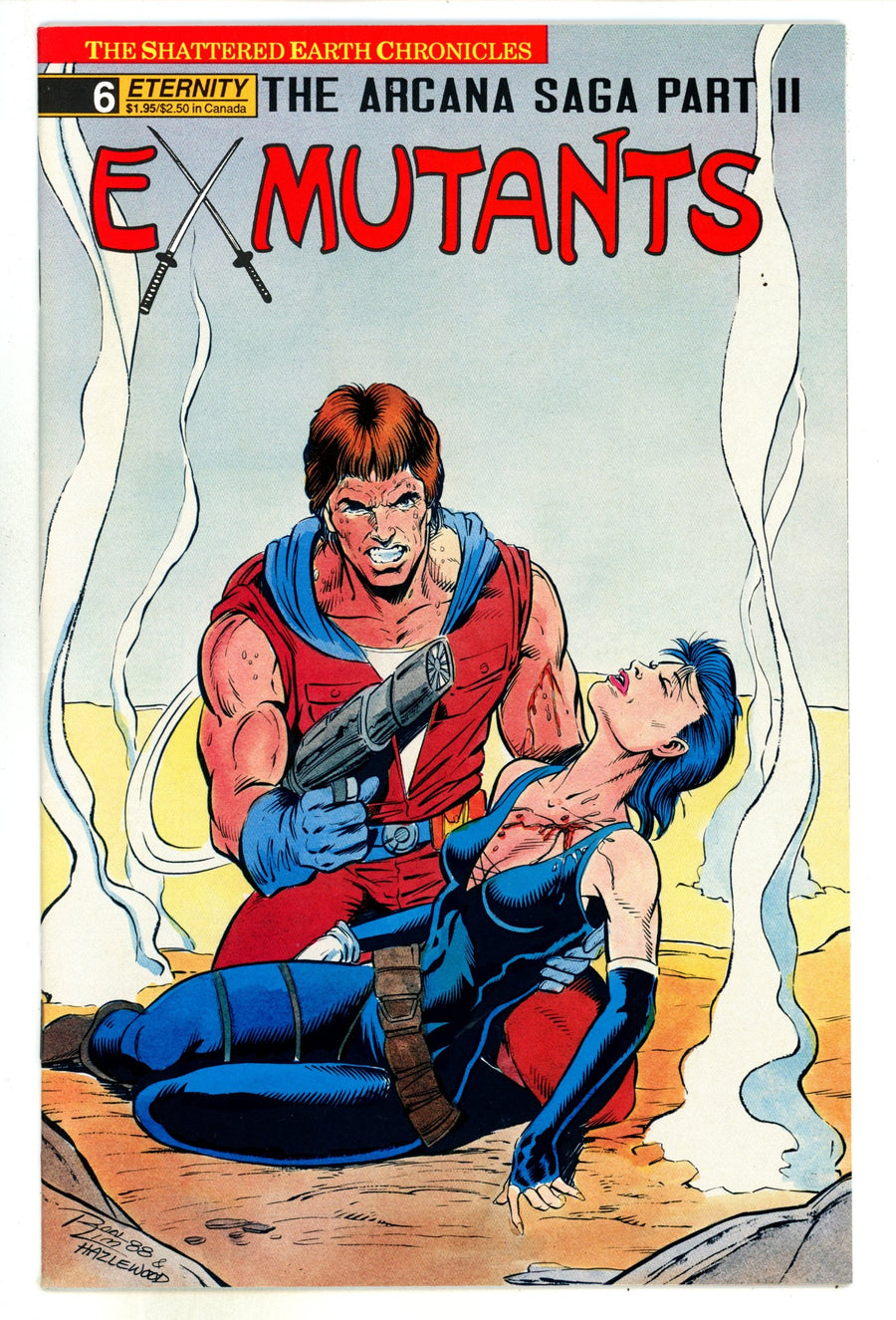 Ex-Mutants The Shattered Earth Chronicles 6 High Grade (1988) 