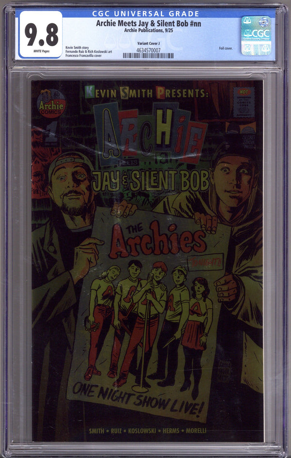 Archie Meets Jay & Silent Bob [nn] CGC 9.8 (NM/M) (2025) Francavilla Foil Variant