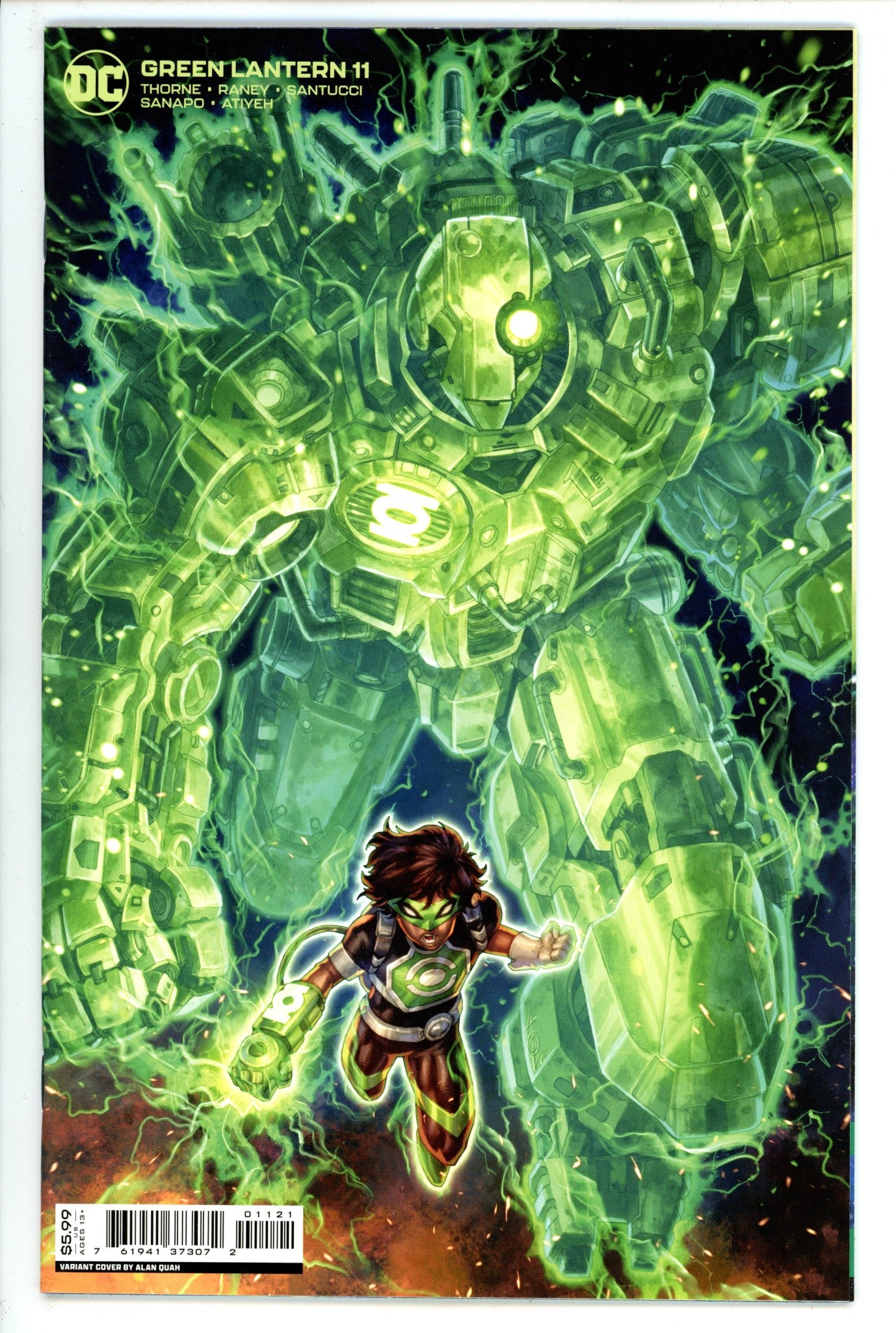 Green Lantern Vol 7 11 High Grade (2022) Quah Variant 