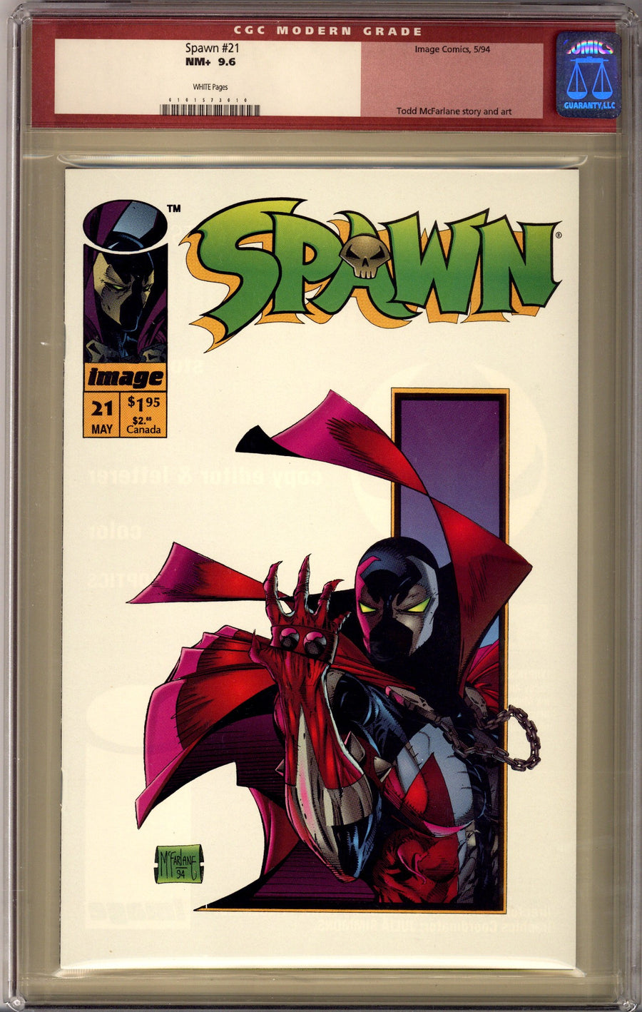 Spawn 21 CGC 9.6 (NM+) (1994) 