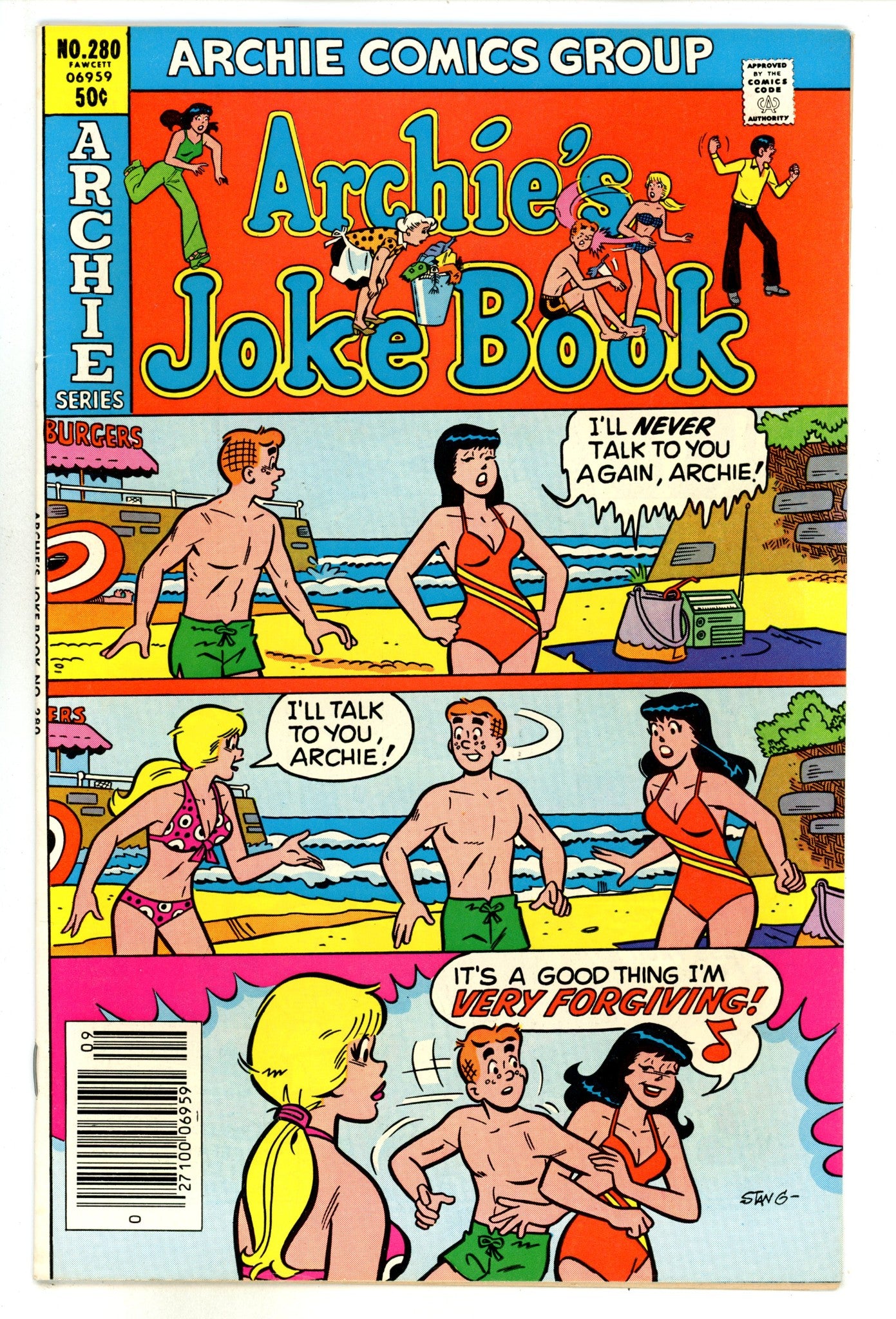 Archie's Joke Book Magazine 280 Low Grade (1981) 