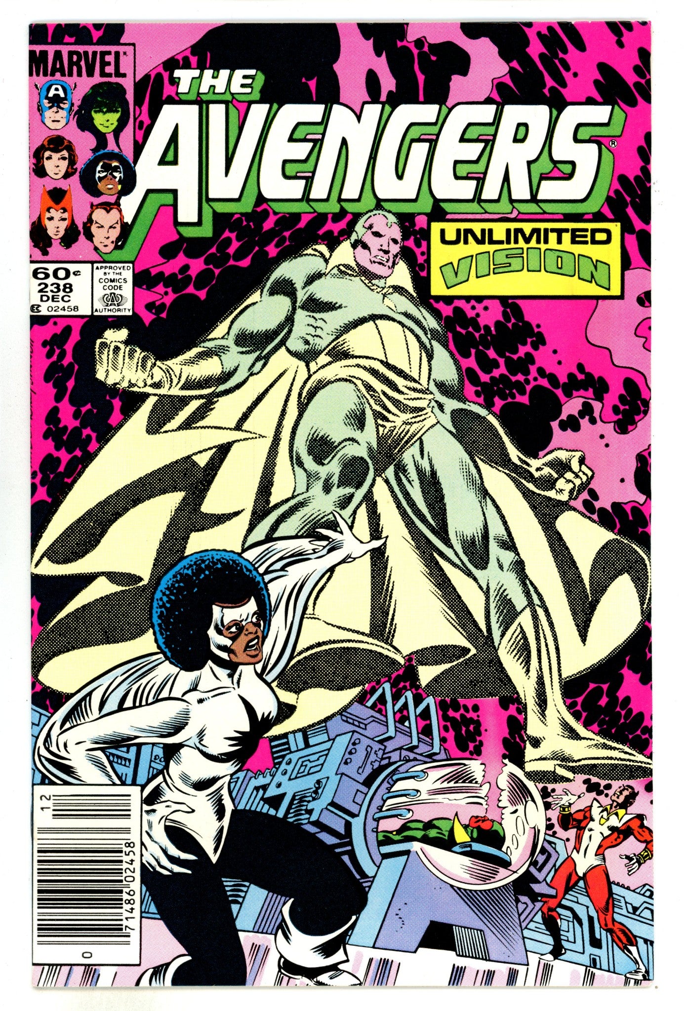 The Avengers Vol 1 238 High Grade (1983) Newsstand 
