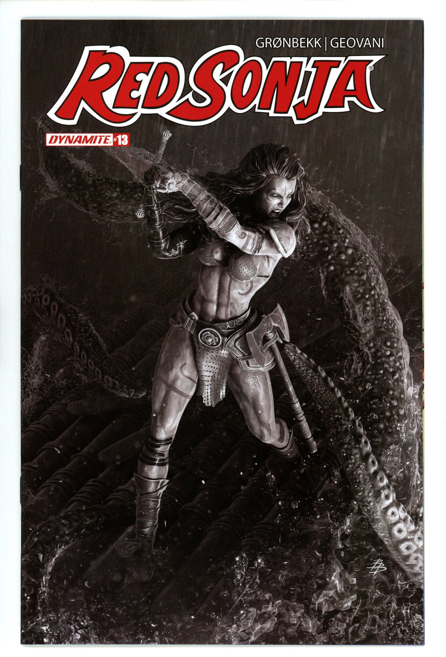 Red Sonja Vol 7 13 Barends B&W Incentive Variant (2024)