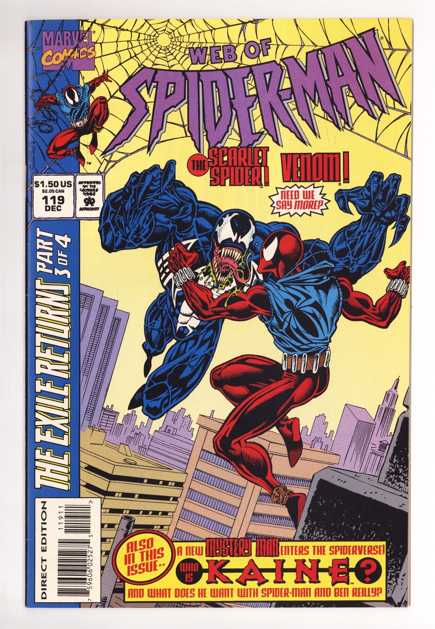 Web of Spider-Man Vol 1 119 VF+ (8.5) (1994) 