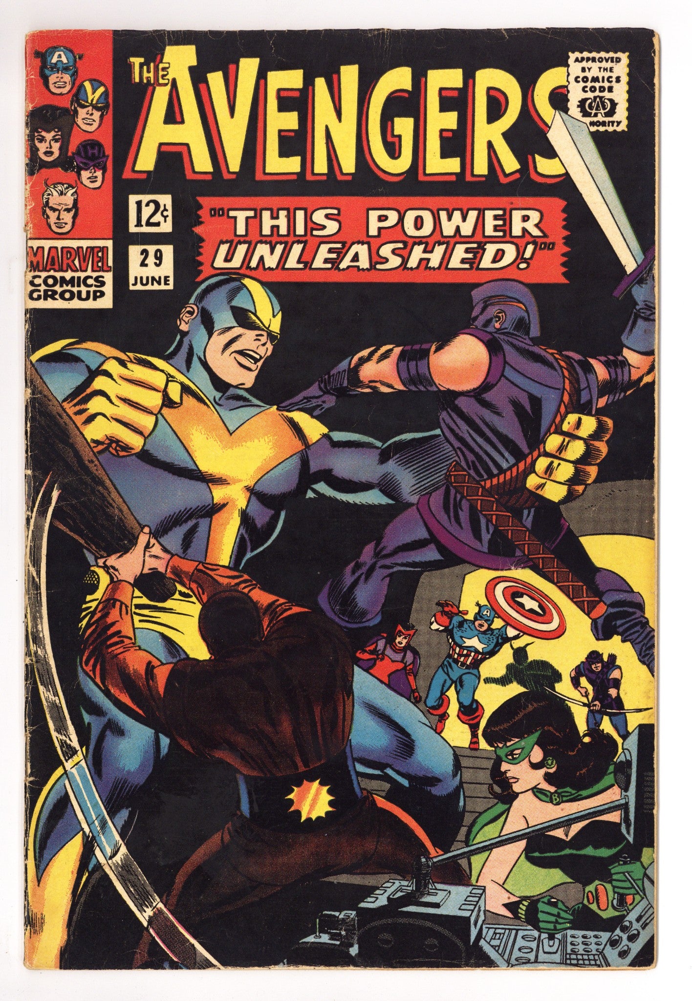 The Avengers Vol 1 29 VG+ (4.5) (1966) 