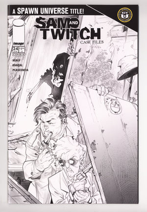 Spawn Sam And Twitch Case Files 24 Guara B&W Variant (2026)