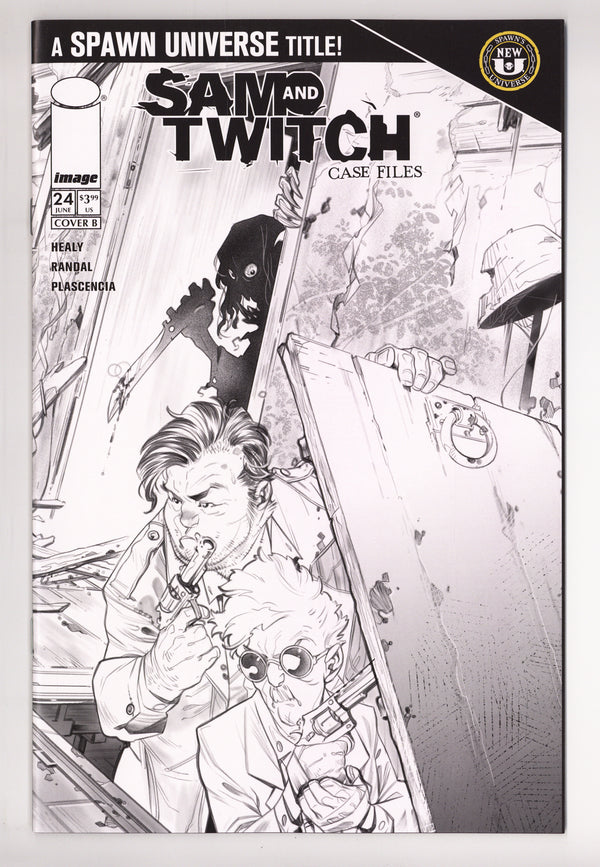 Spawn Sam And Twitch Case Files 24 Guara B&W Variant (2026)