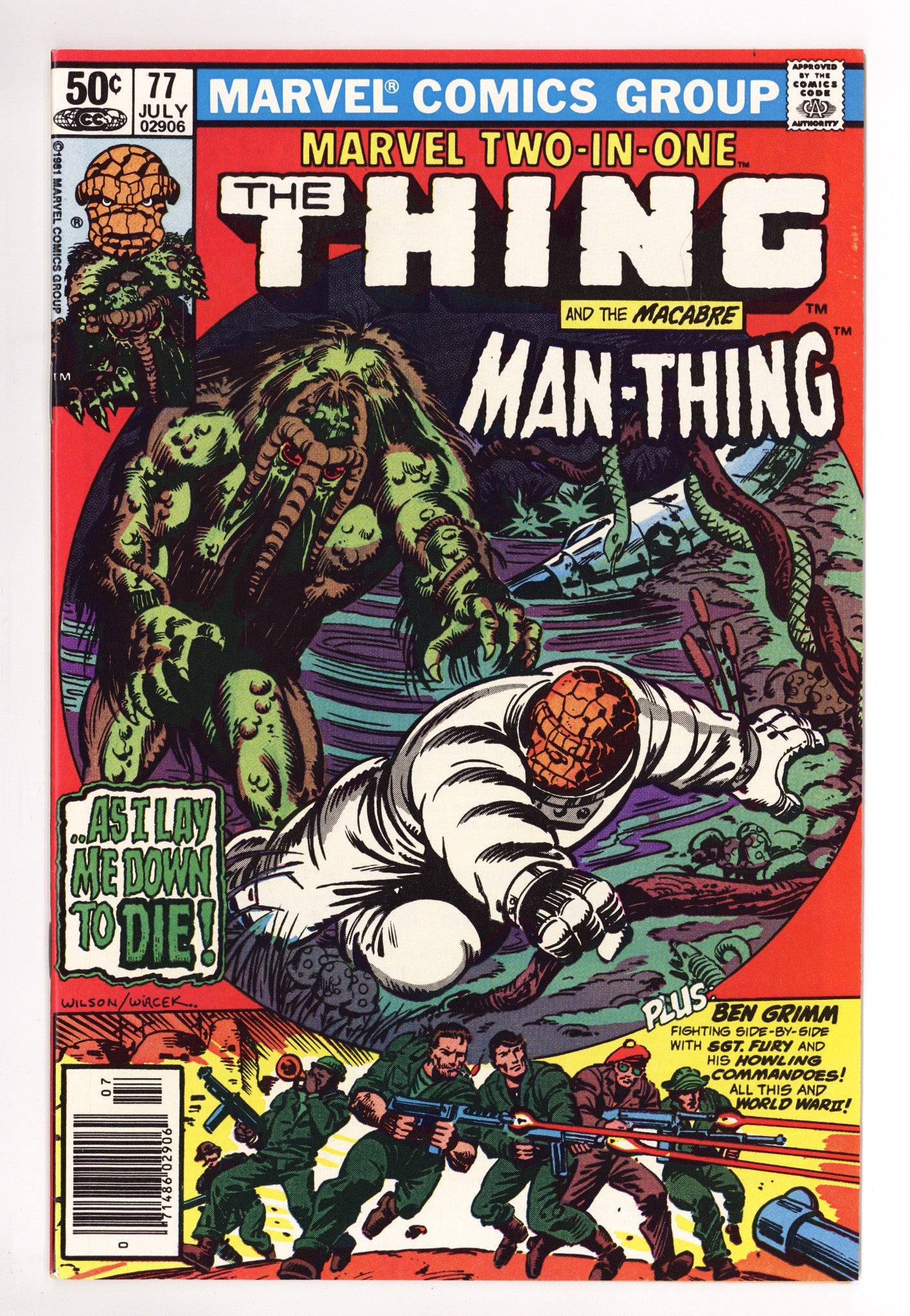 Marvel Two-in-One Vol 1 77 High Grade (1981) Newsstand 