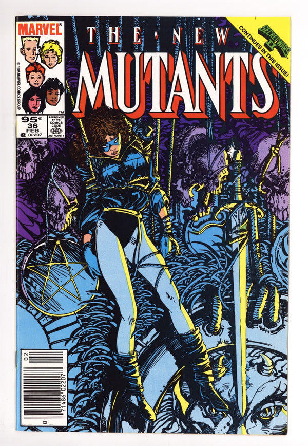 The New Mutants Vol 1 36 VF/NM (9.0) (1986) Canadian Price Variant
