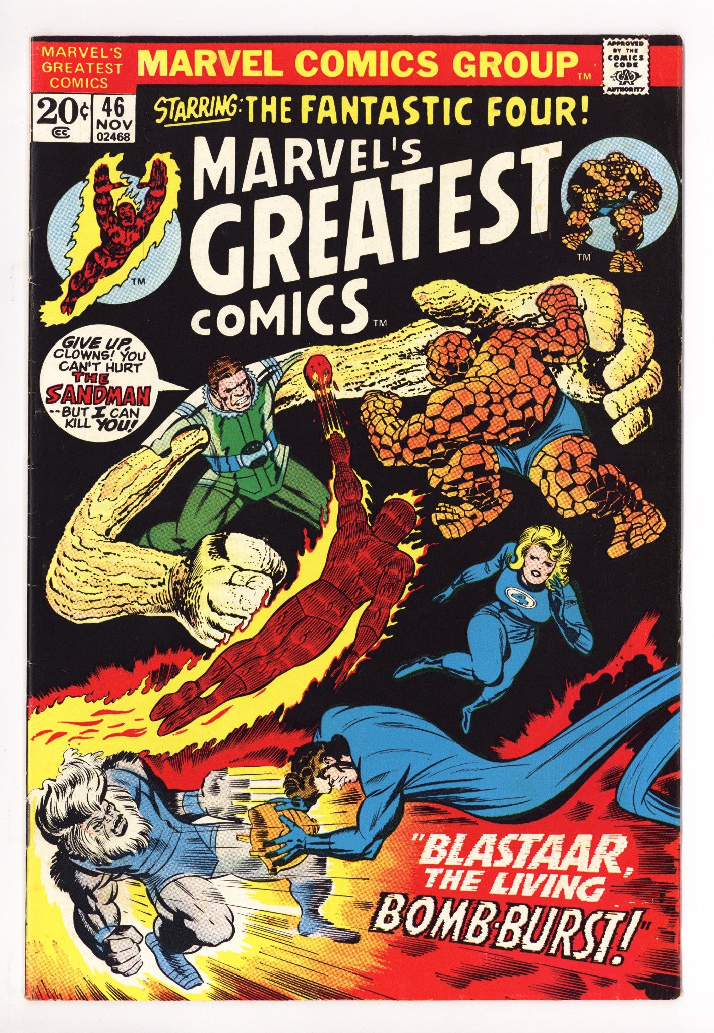 Marvel's Greatest Comics 46 Low Grade (1973) 