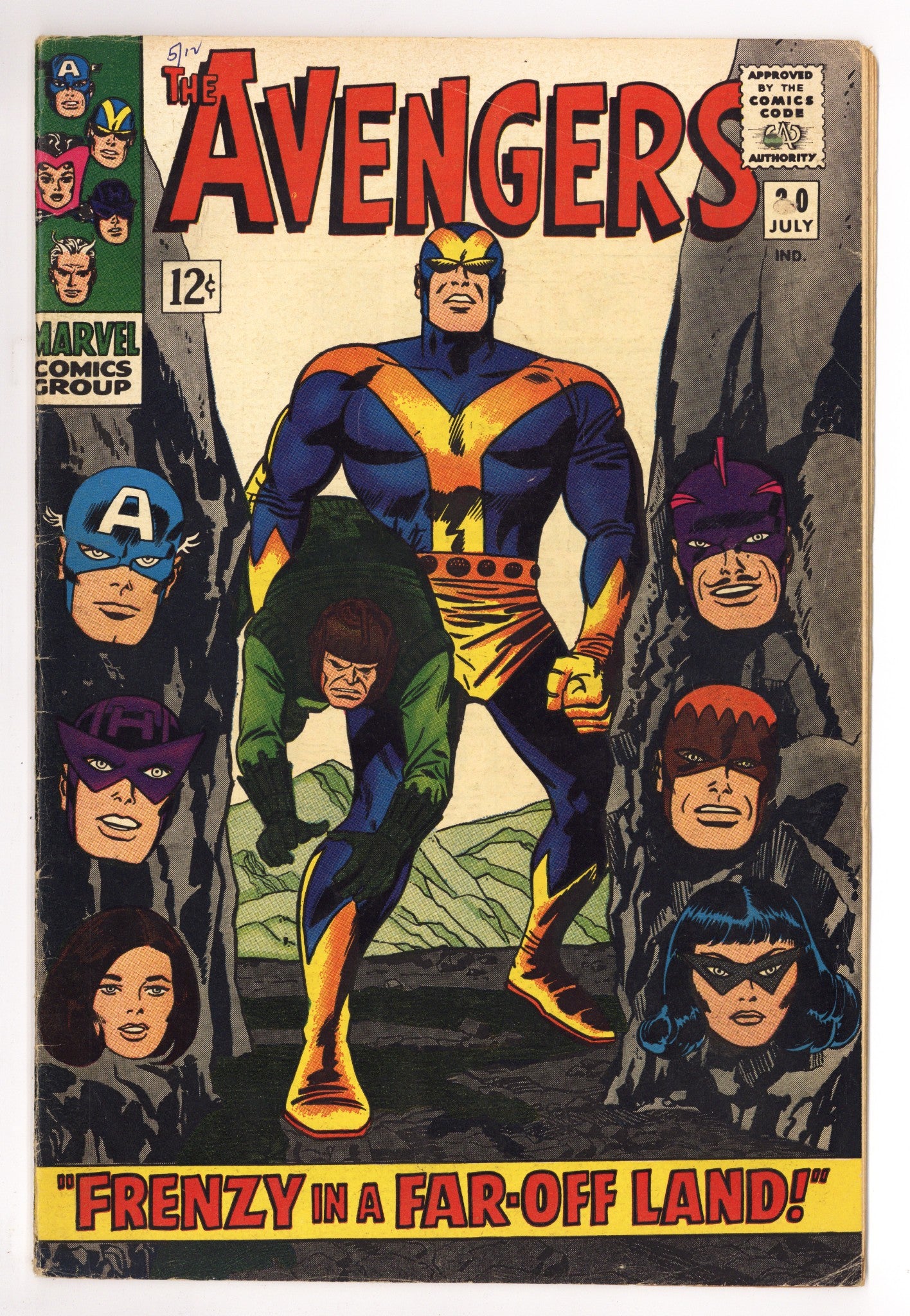 The Avengers Vol 1 30 VG (4.0) (1966) 