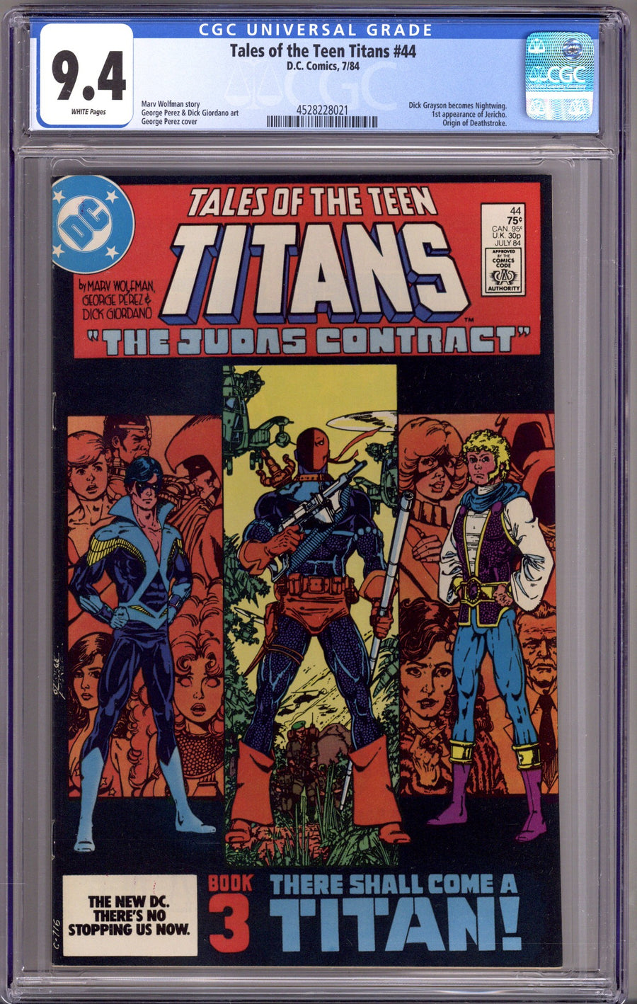 Tales of the Teen Titans 44 CGC 9.4 (NM) (1984) 