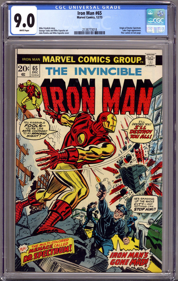 Iron Man Vol 1 65 CGC 9.0 (VF/NM) (1973)