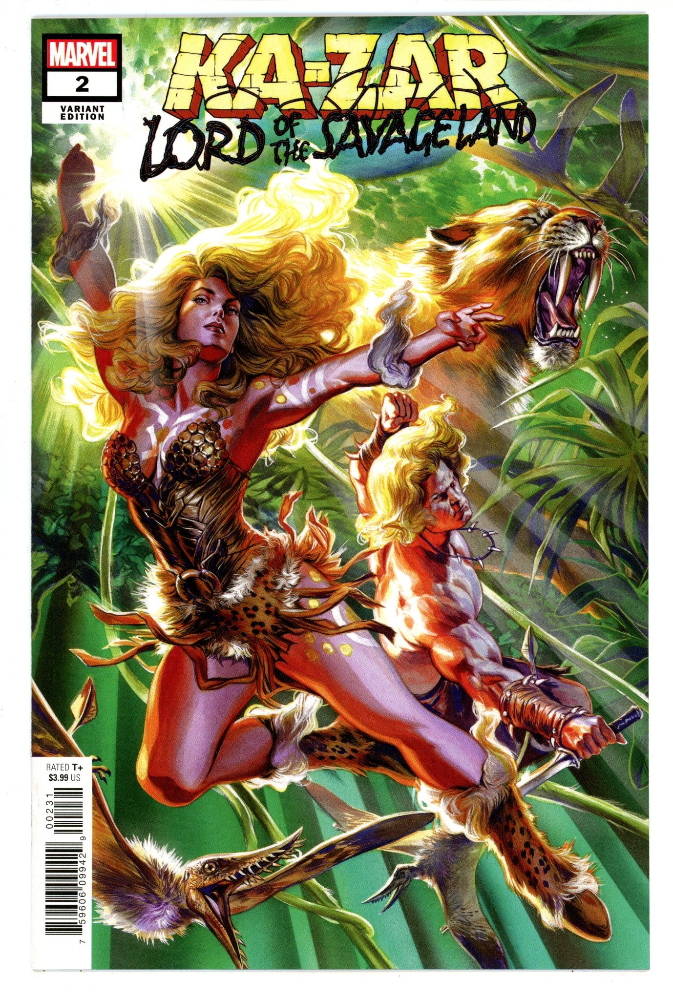 Ka-Zar Lord of the Savage Land 2 High Grade (2021) Massafera Variant 