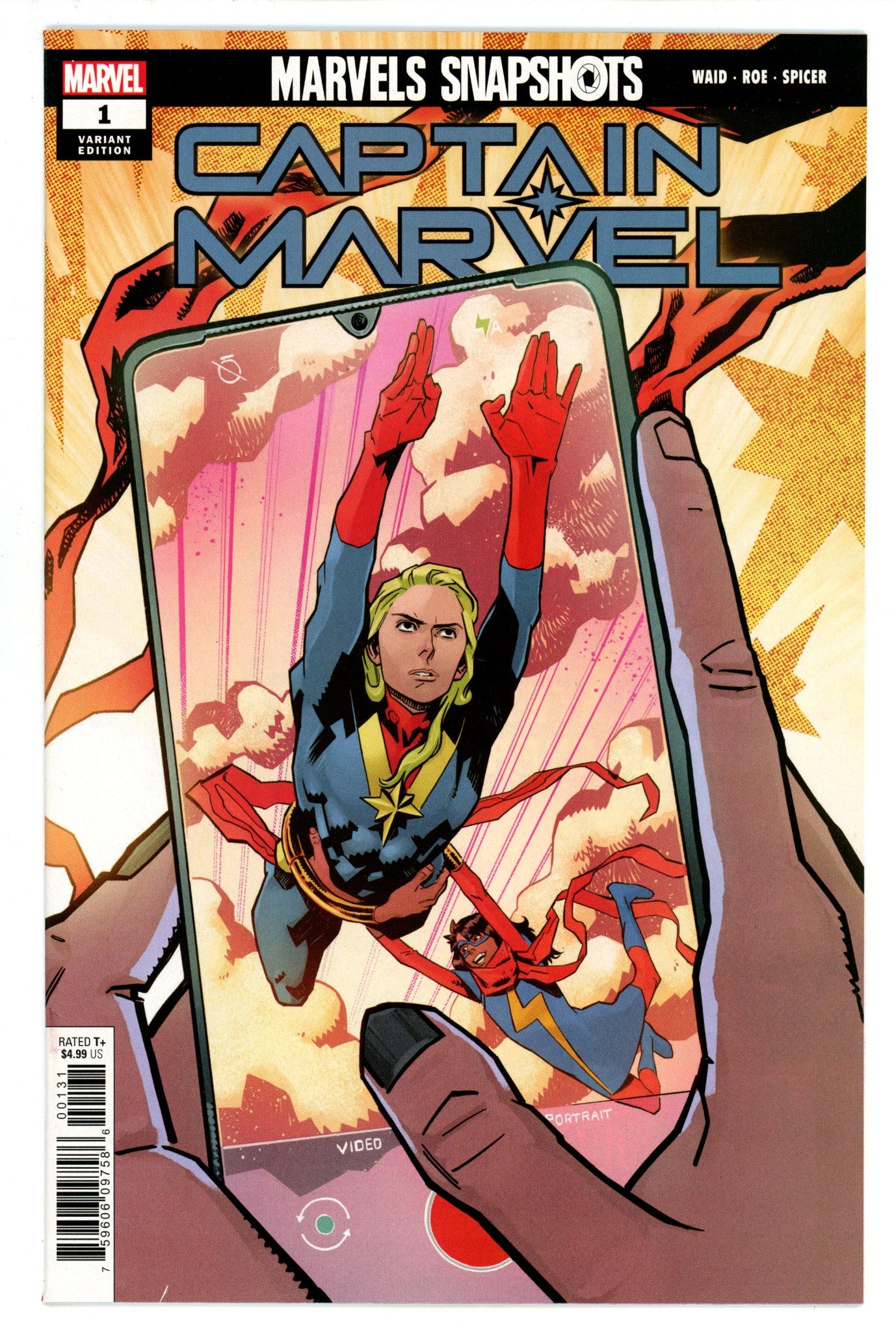 Captain Marvel: Marvels Snapshots [nn] High Grade (2021) Roe Variant 