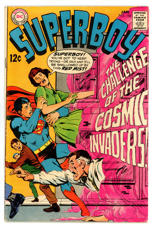 Superboy Vol 1 153 VG (4.0) (1969)