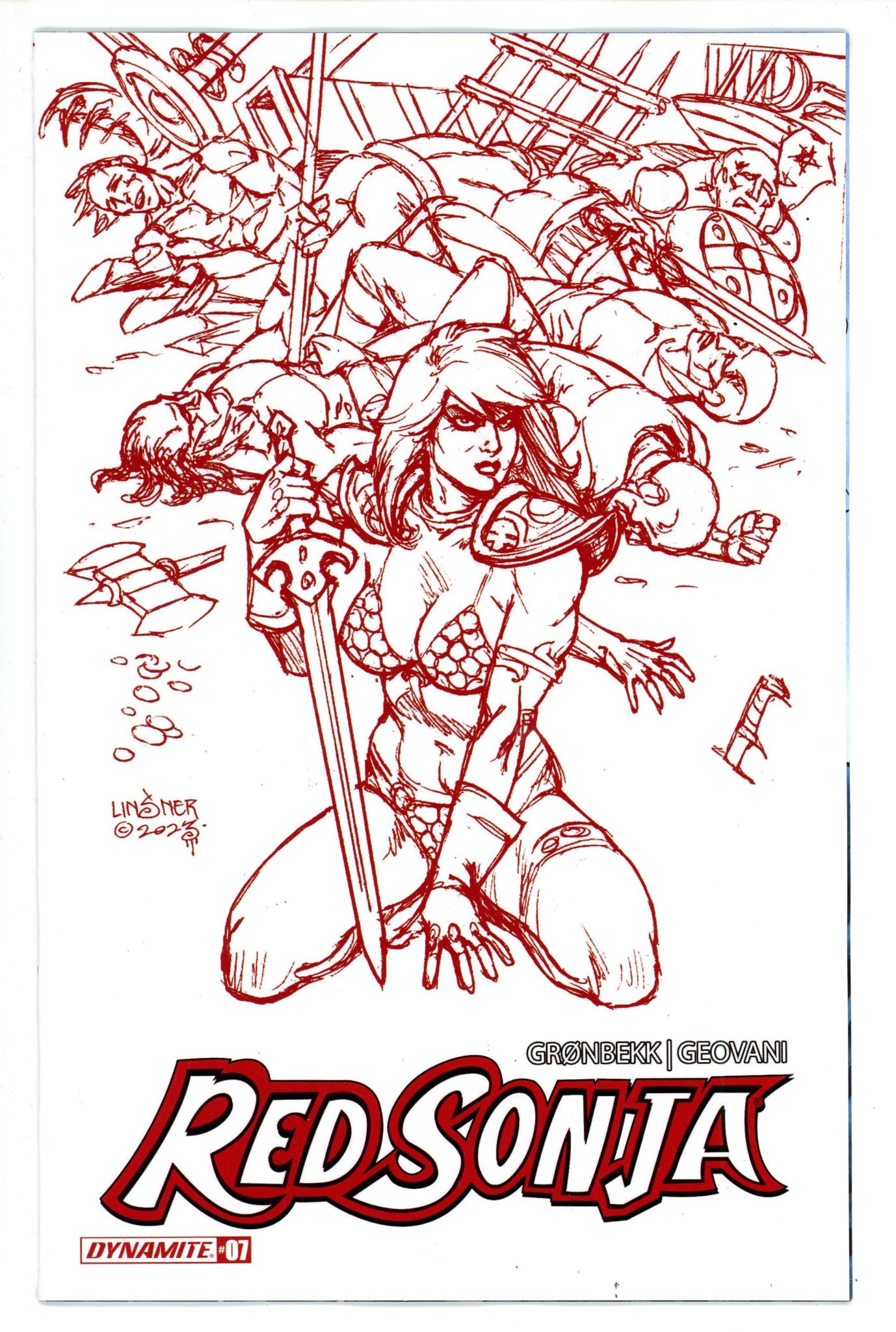 Red Sonja Vol 7 7 Linsner Incentive Variant (2024)