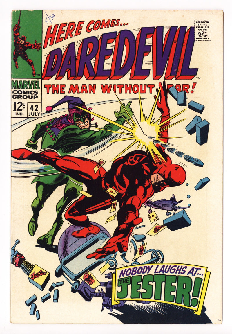 Daredevil Vol 1 42 FN (6.0) (1968) 
