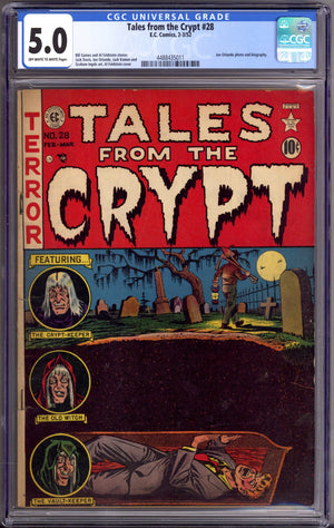 Tales from the Crypt Vol 1 28 CGC 5.0 (VG/FN) (1952)