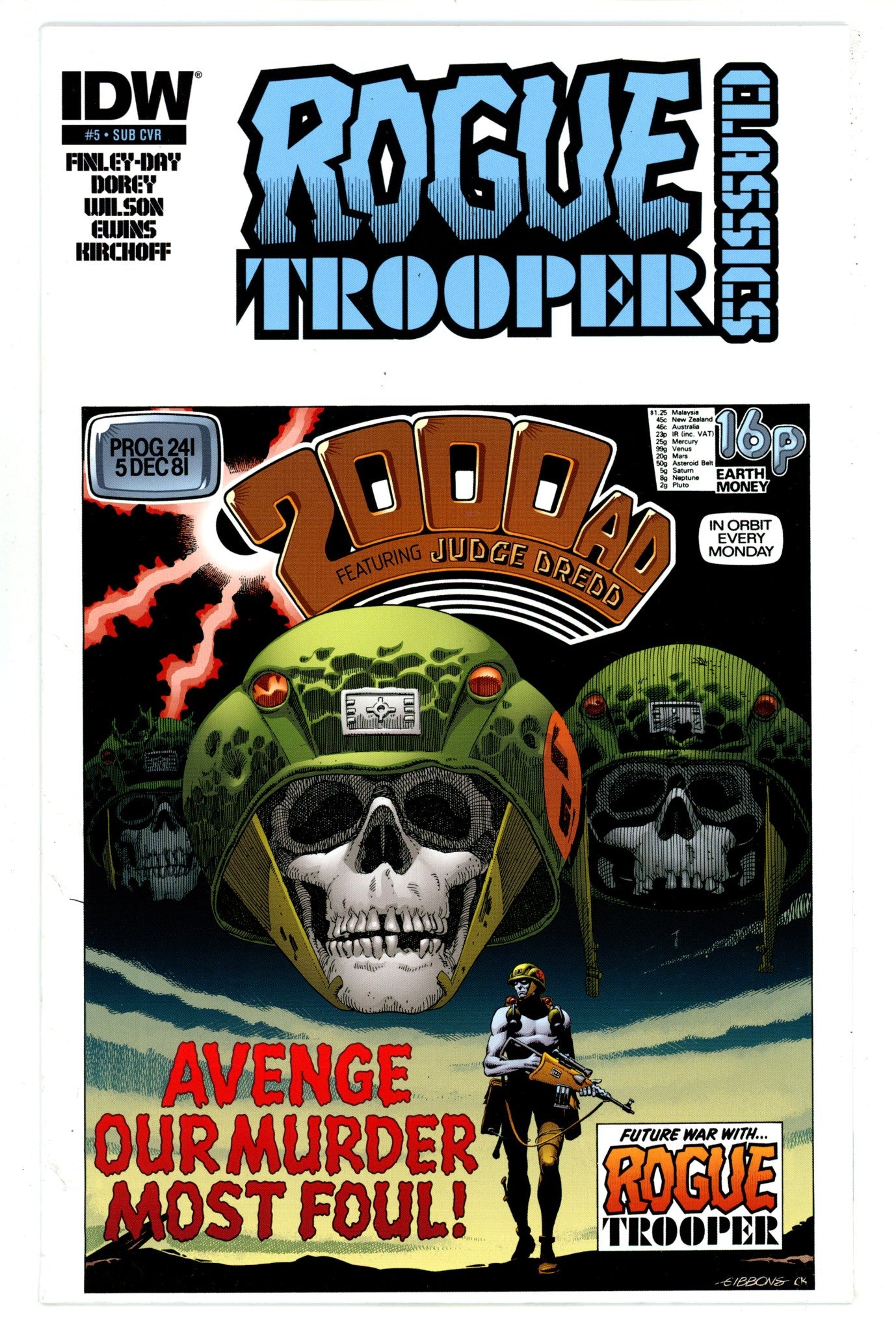 Rogue Trooper Classics 5 High Grade (2014) Gibbons Variant 