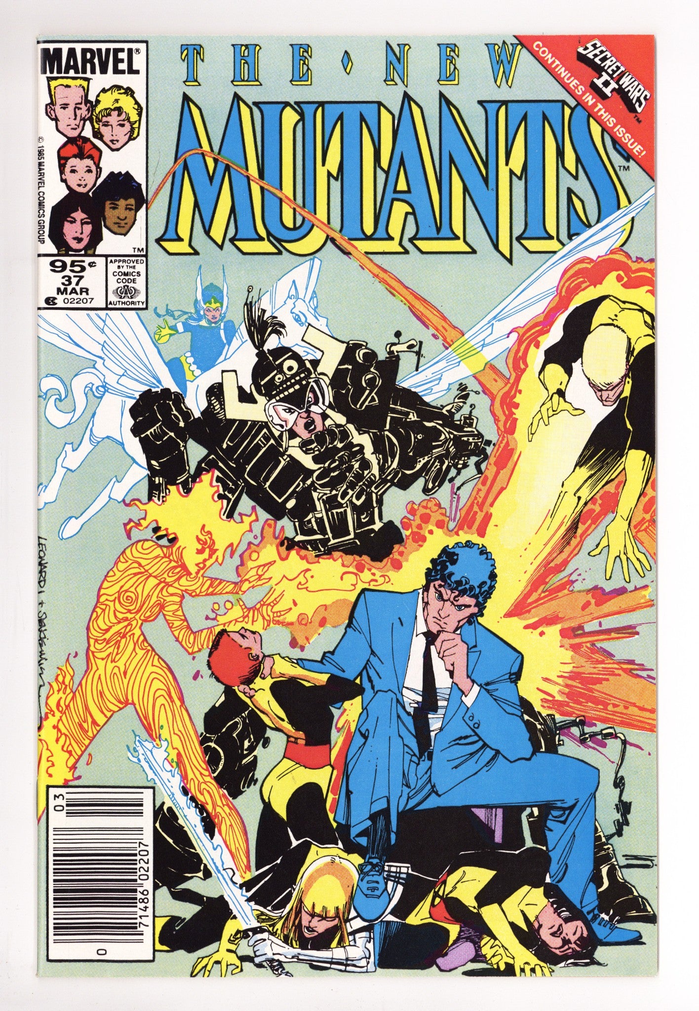 The New Mutants Vol 1 37 NM- (9.2) (1986) Canadian Price Variant 