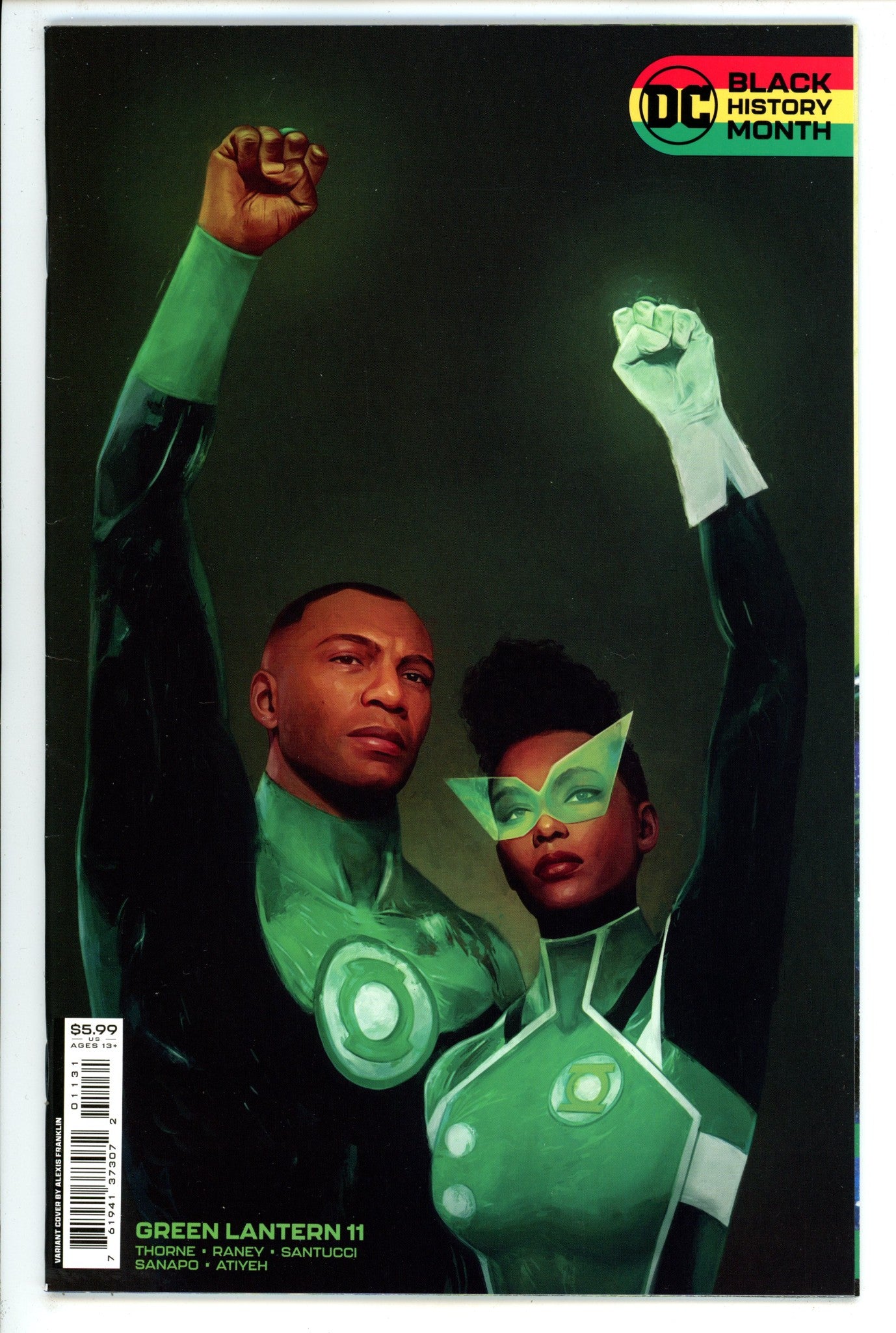 Green Lantern Vol 7 11 High Grade (2022) Franklin Variant 