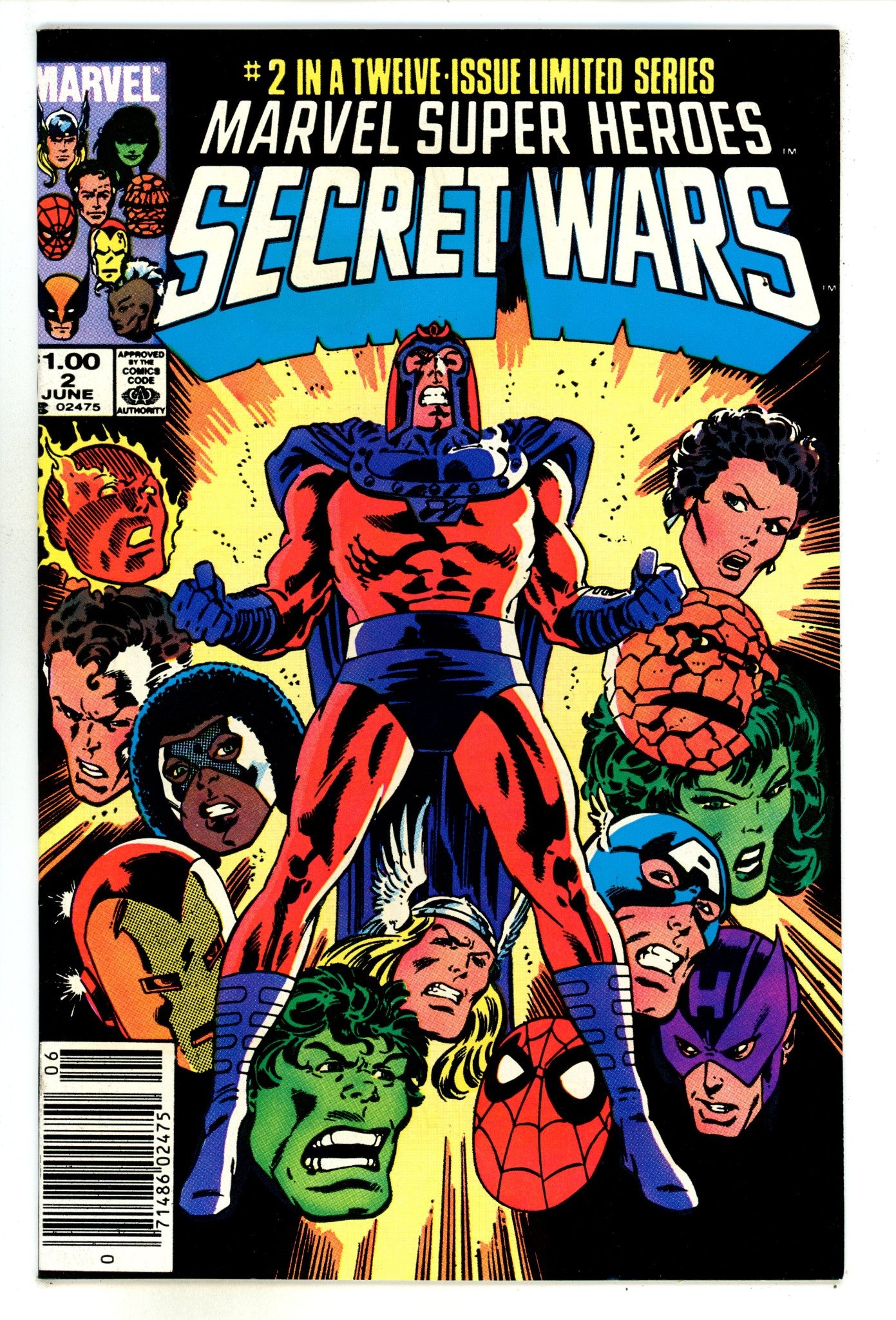 Marvel Super-Heroes Secret Wars  2  VF/NM (9.0)  (1984)  Canadian Price Variant  