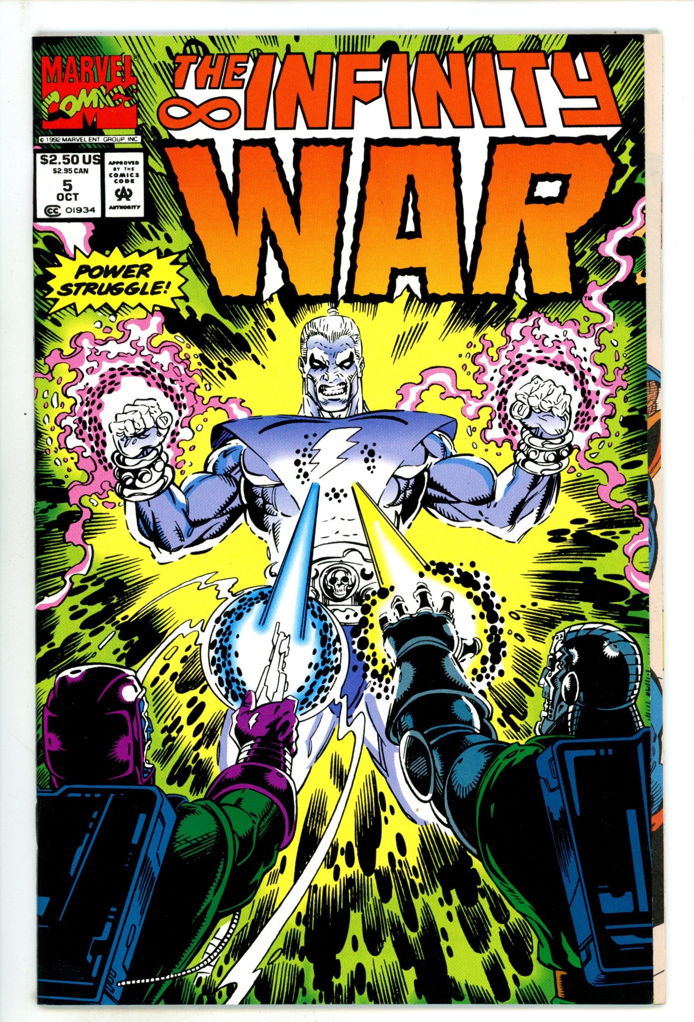The Infinity War 5 VF/NM (9.0) (1992) Newsstand 