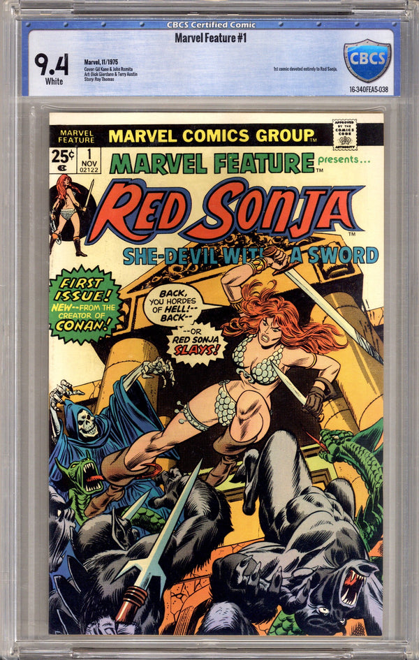 Marvel Feature Vol 2 1 CBCS 9.4 (NM) (1975)