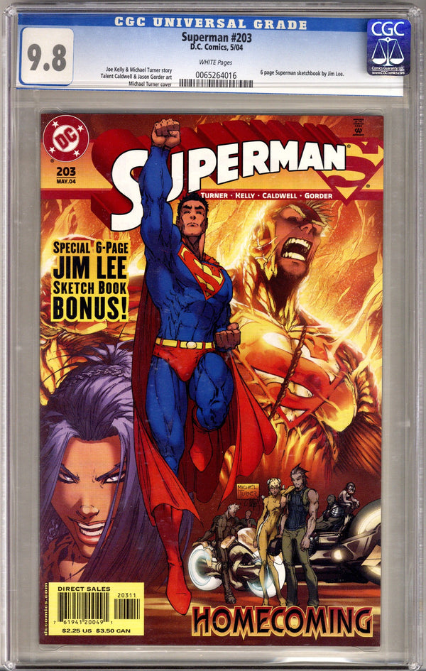 Superman Vol 2 203 CGC 9.8 (NM/M) (2004)