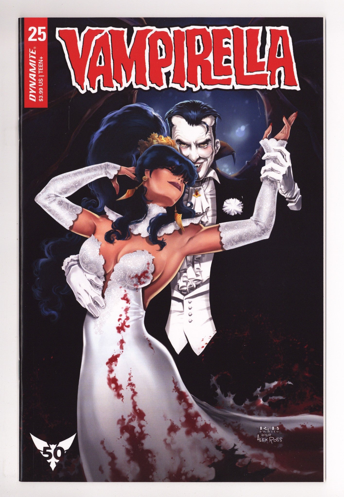 Vampirella Vol 6 25  High Grade   (2021) White     Variant  