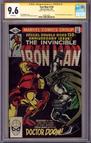 Iron Man Vol 1 150 CGC 9.6 (NM+) (1981) Signed x1 Cover Bob Layton