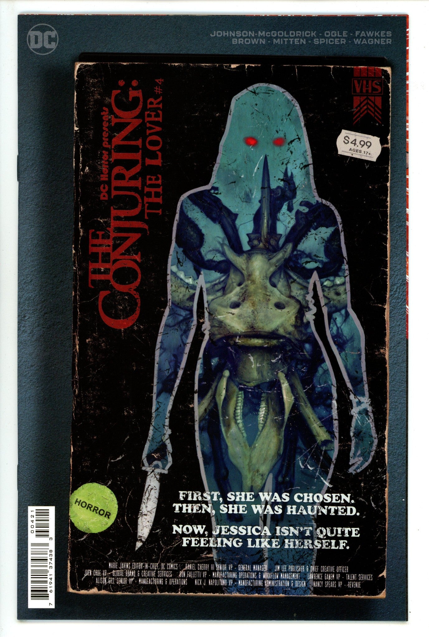 DC Horror Presents: The Conjuring: The Lover 4 High Grade (2021) Brown Variant 