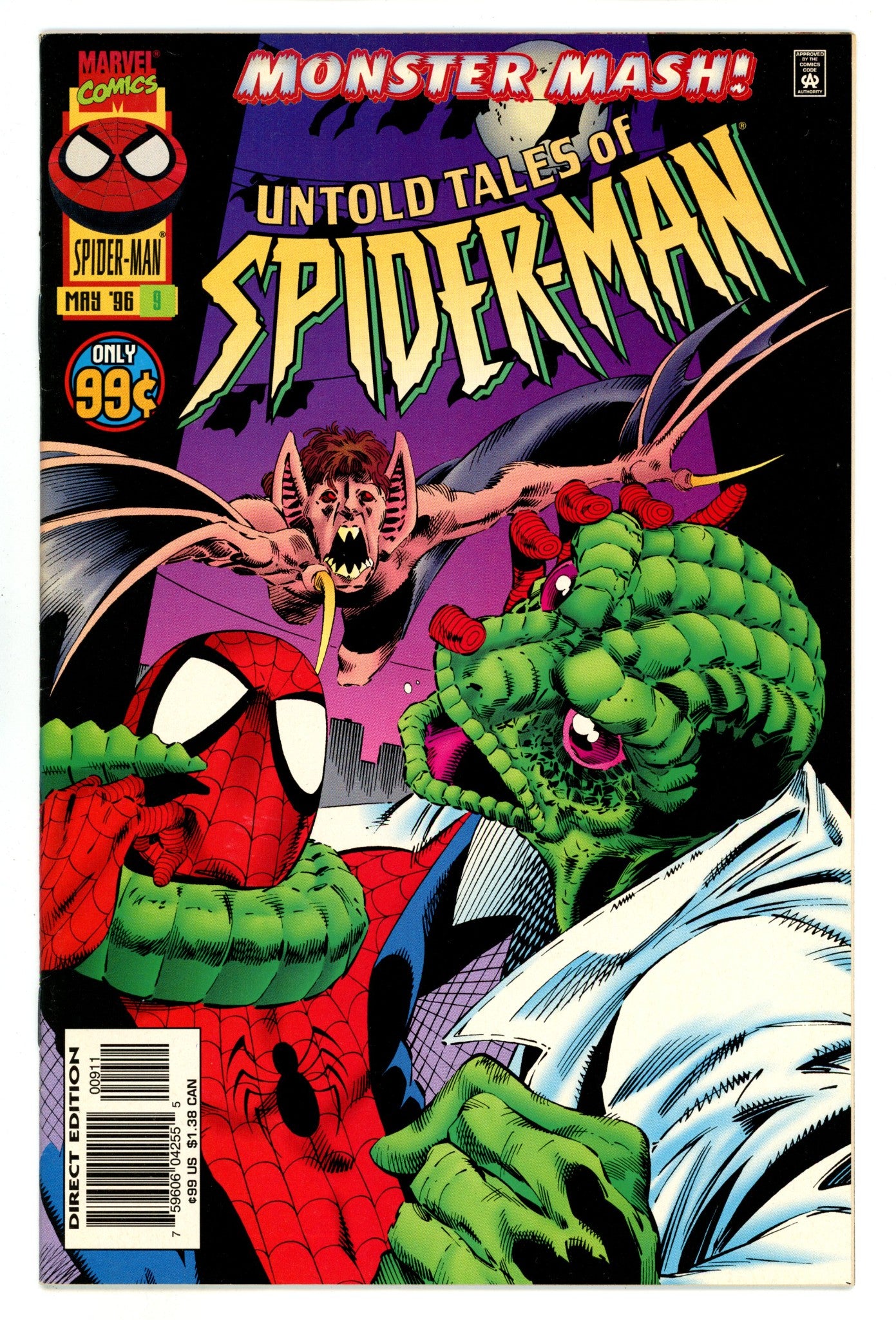Untold Tales of Spider-Man  9  Mid Grade  (1996)  